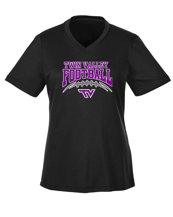 Twin Valley HS Football School Football - Womens Performance Shirt