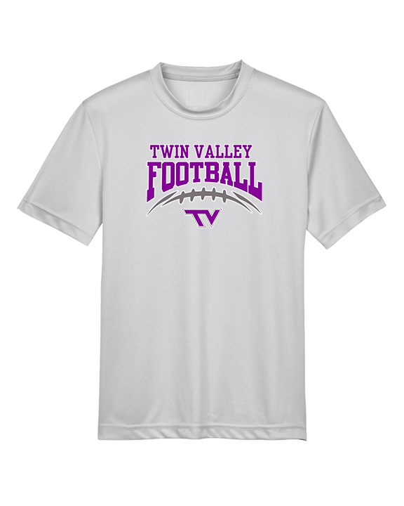 Twin Valley HS Football School Football - Youth Performance Shirt