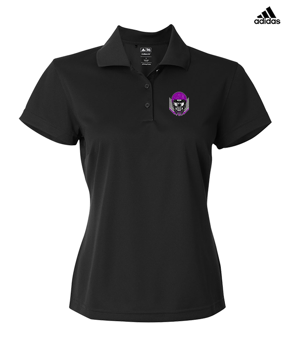 Twin Valley HS Football Skull Crusher - Adidas Womens Polo