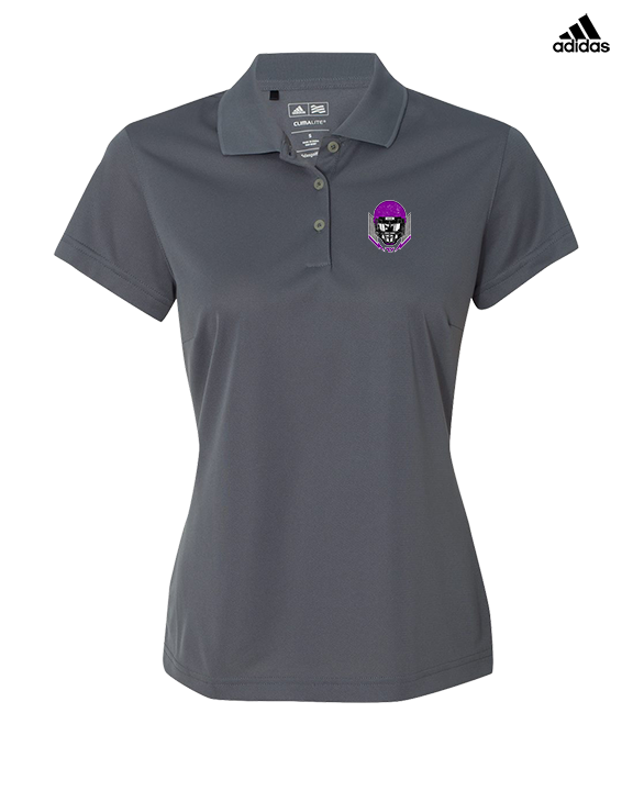 Twin Valley HS Football Skull Crusher - Adidas Womens Polo