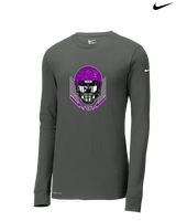 Twin Valley HS Football Skull Crusher - Mens Nike Longsleeve