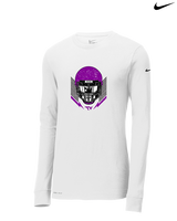 Twin Valley HS Football Skull Crusher - Mens Nike Longsleeve