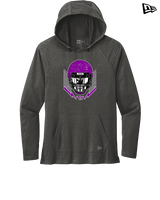 Twin Valley HS Football Skull Crusher - New Era Tri-Blend Hoodie