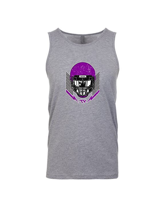 Twin Valley HS Football Skull Crusher - Tank Top