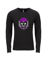 Twin Valley HS Football Skull Crusher - Tri-Blend Long Sleeve