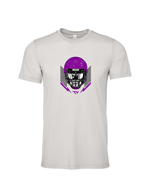 Twin Valley HS Football Skull Crusher - Tri-Blend Shirt