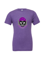 Twin Valley HS Football Skull Crusher - Tri-Blend Shirt