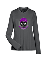 Twin Valley HS Football Skull Crusher - Womens Performance Longsleeve