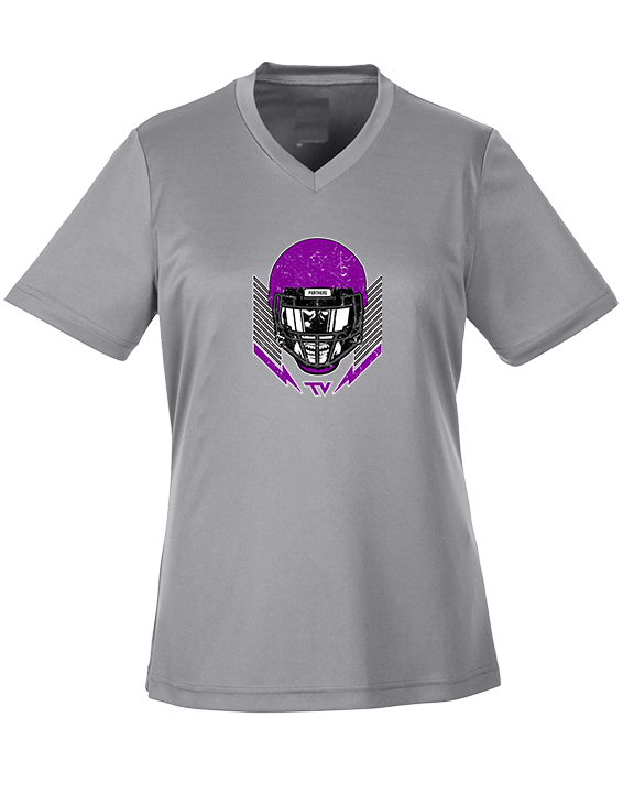 Twin Valley HS Football Skull Crusher - Womens Performance Shirt