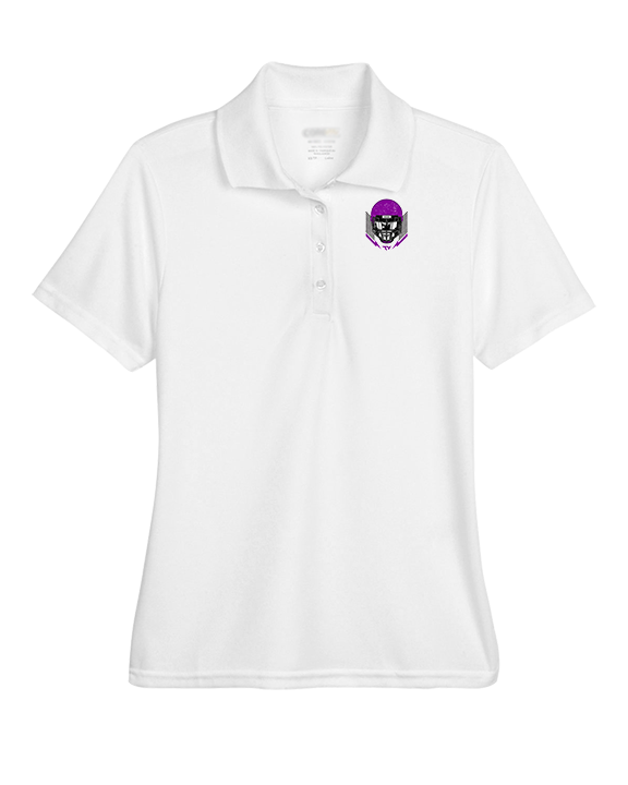 Twin Valley HS Football Skull Crusher - Womens Polo
