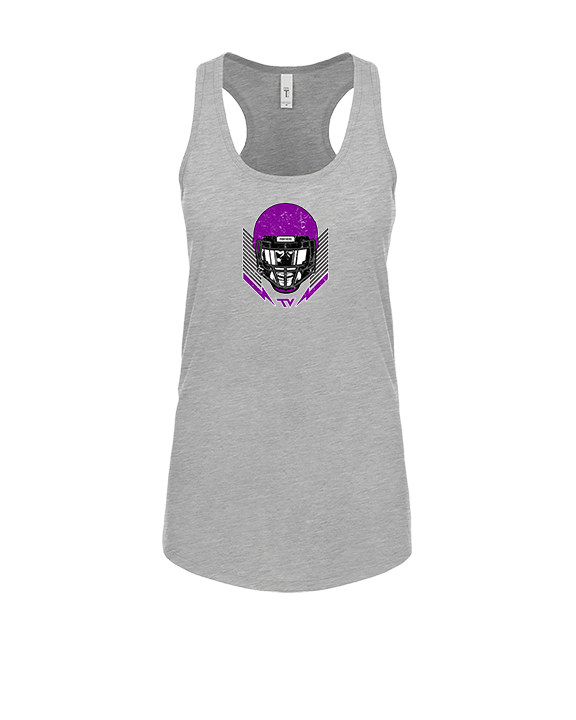 Twin Valley HS Football Skull Crusher - Womens Tank Top