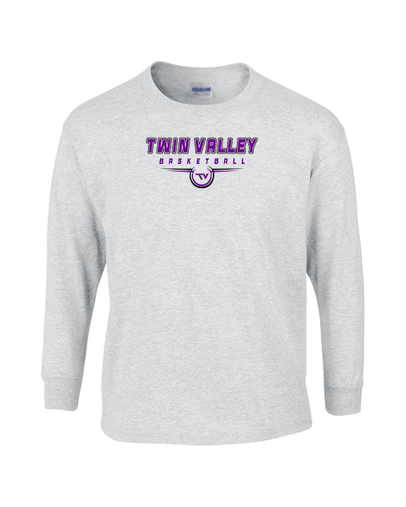 Twin Valley HS Girls Basketball Design - Cotton Longsleeve