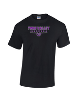 Twin Valley HS Girls Basketball Design - Cotton T-Shirt