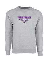 Twin Valley HS Girls Basketball Design - Crewneck Sweatshirt