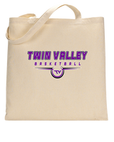 Twin Valley HS Girls Basketball Design - Tote