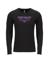 Twin Valley HS Girls Basketball Design - Tri-Blend Long Sleeve