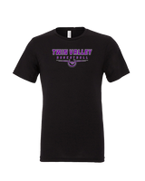 Twin Valley HS Girls Basketball Design - Tri-Blend Shirt