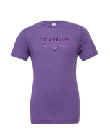 Twin Valley HS Girls Basketball Design - Tri-Blend Shirt