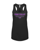 Twin Valley HS Girls Basketball Design - Womens Tank Top
