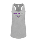 Twin Valley HS Girls Basketball Design - Womens Tank Top