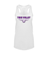 Twin Valley HS Girls Basketball Design - Womens Tank Top
