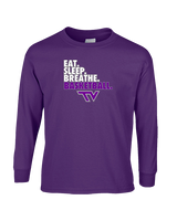 Twin Valley HS Girls Basketball Eat Sleep Breathe - Cotton Longsleeve