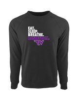 Twin Valley HS Girls Basketball Eat Sleep Breathe - Crewneck Sweatshirt