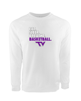 Twin Valley HS Girls Basketball Eat Sleep Breathe - Crewneck Sweatshirt