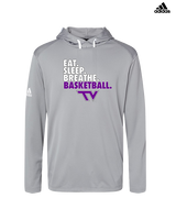 Twin Valley HS Girls Basketball Eat Sleep Breathe - Mens Adidas Hoodie