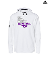 Twin Valley HS Girls Basketball Eat Sleep Breathe - Mens Adidas Hoodie