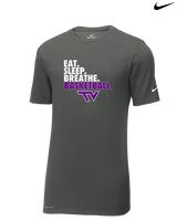 Twin Valley HS Girls Basketball Eat Sleep Breathe - Mens Nike Cotton Poly Tee