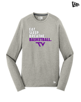 Twin Valley HS Girls Basketball Eat Sleep Breathe - New Era Performance Long Sleeve