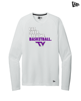 Twin Valley HS Girls Basketball Eat Sleep Breathe - New Era Performance Long Sleeve