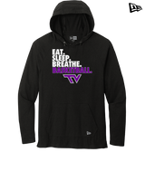 Twin Valley HS Girls Basketball Eat Sleep Breathe - New Era Tri-Blend Hoodie