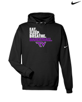 Twin Valley HS Girls Basketball Eat Sleep Breathe - Nike Club Fleece Hoodie