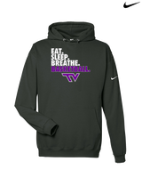 Twin Valley HS Girls Basketball Eat Sleep Breathe - Nike Club Fleece Hoodie
