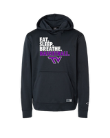 Twin Valley HS Girls Basketball Eat Sleep Breathe - Oakley Performance Hoodie