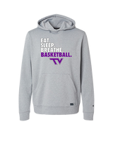 Twin Valley HS Girls Basketball Eat Sleep Breathe - Oakley Performance Hoodie