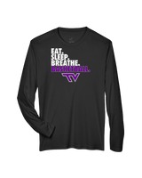 Twin Valley HS Girls Basketball Eat Sleep Breathe - Performance Longsleeve