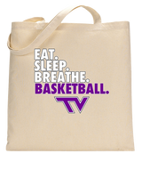 Twin Valley HS Girls Basketball Eat Sleep Breathe - Tote