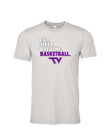 Twin Valley HS Girls Basketball Eat Sleep Breathe - Tri-Blend Shirt