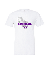 Twin Valley HS Girls Basketball Eat Sleep Breathe - Tri-Blend Shirt