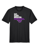 Twin Valley HS Girls Basketball Eat Sleep Breathe - Youth Performance Shirt