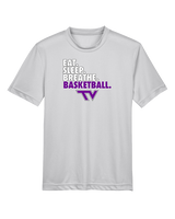 Twin Valley HS Girls Basketball Eat Sleep Breathe - Youth Performance Shirt