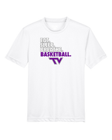 Twin Valley HS Girls Basketball Eat Sleep Breathe - Youth Performance Shirt