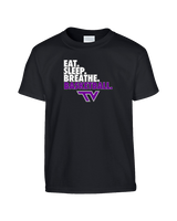 Twin Valley HS Girls Basketball Eat Sleep Breathe - Youth Shirt