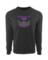 Twin Valley HS Girls Basketball Outline - Crewneck Sweatshirt