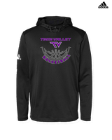 Twin Valley HS Girls Basketball Outline - Mens Adidas Hoodie