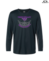 Twin Valley HS Girls Basketball Outline - Mens Oakley Longsleeve