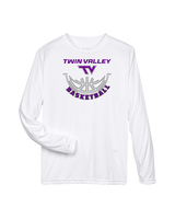 Twin Valley HS Girls Basketball Outline - Performance Longsleeve